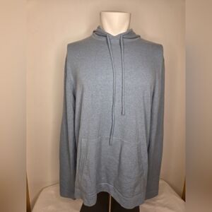 Theory Size M Light Blue 100%Cashmere Hoodie/Sweater
